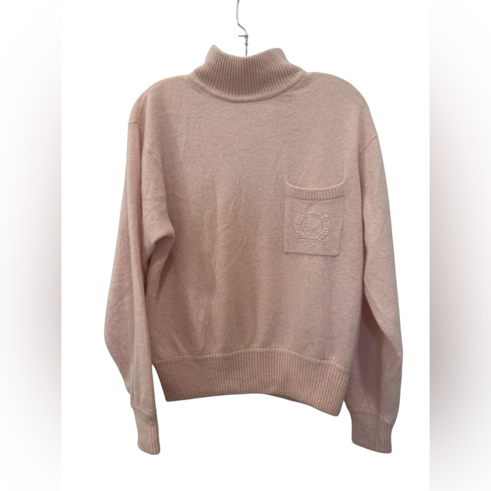 Vintage Liz Claiborne Pink Crewneck Sweater - Picture 1 of 5